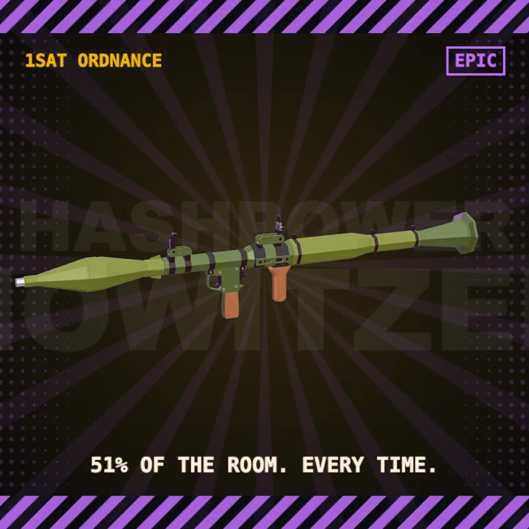 Hashpower Howitzer art